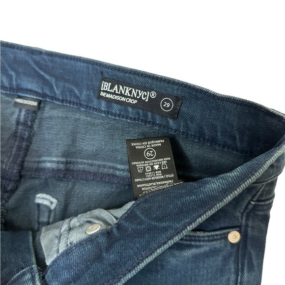 Blank NYC Madison Straight High Rise Crop Leg Jeans - Picture 3 of 7